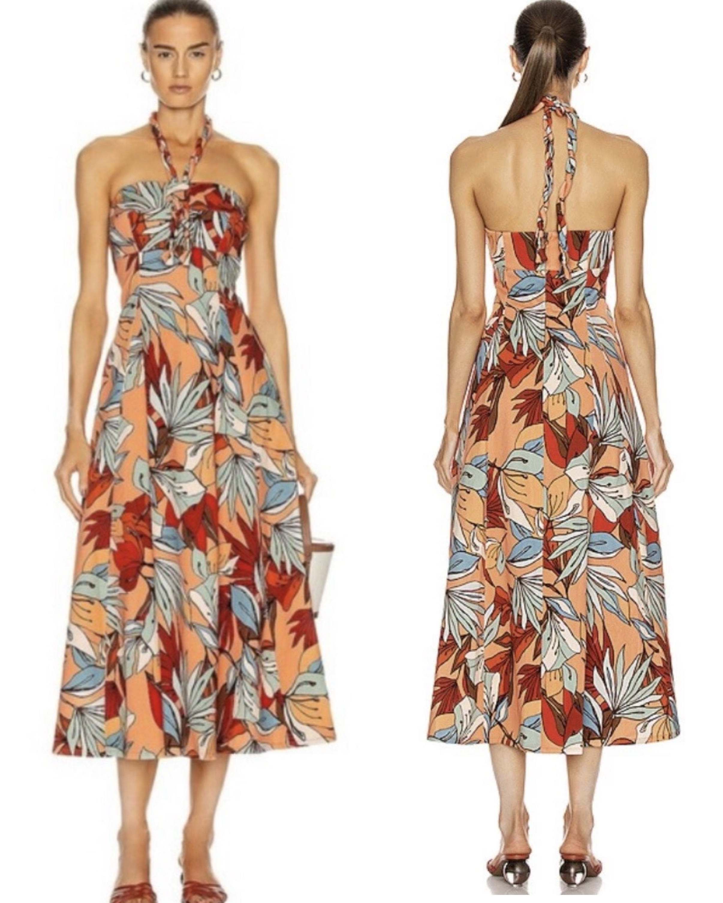 Nicholas Tina Floral Halter Dress